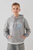 Худі з принтом для хлопчика LAWA P-BB02310 122 см Світло-сірий shop (2000991052727)