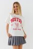 Футболка з принтом для дівчинки LAWA P-GB02304 122 см Молочний shop (2000990873361)