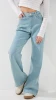 Джинси кльош однотонні жіночі LAWA WTC02458 36 Блакитний shop (2000999402333)