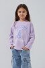 Лонгслів з принтом для дівчинки LAWA P-GB02314 122 см Бузковий shop (2000991055575)