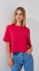 Футболка однотонна для дівчинки LAWA GBC02337 134 см Малиновий shop (2888000008329)