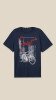 Футболка з принтом чоловіча LAWA P-MB02341 XL Синій shop (2000999196119)