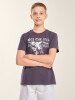 Футболка з принтом для хлопчика LAWA P-BB02345 158 см Графітовий shop (2000999633317)