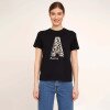 Футболка з принтом жіноча LAWA P-WB02388 S Чорний shop (2000991069824)