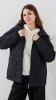 Куртка однотонна жіноча LAWA WBC02487 2XL Чорний shop (2000999466748)