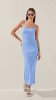 Сарафан однотонний жіночий LAWA WBC02471 S Блакитний shop (2000999218255)