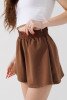 Шорти трикотажні однотонні жіночі LAWA WBC02410 S Мокко shop (2000990691637)
