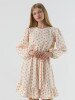 Сукня з візерунком жіноча LAWA WTC02305 S Біло-персиковий shop (2000990559326)