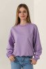 Світшот однотонний для дівчинки LAWA GBC02322 158 см Бузковий shop (2000991041776)