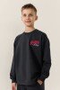 Світшот з принтом для хлопчика LAWA P-BB02311 122 см Графітовий shop (2000991050907)