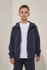 Толстовка однотонна для хлопчика LAWA BBC02321 158 см Графітовий shop (2000999147265)