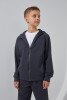 Толстовка однотонна для хлопчика LAWA BBC02321 122 см Графітовий shop (2000999147135)