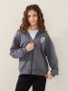 Толстовка з принтом для дівчинки LAWA P-GB02343 152 см Графітовий shop (2000999564123)