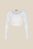Топ однотонний жіночий LAWA WTC02435 M Білий shop (2000999166037)