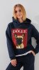 Худі з принтом для дівчинки LAWA P-GB02338 134 см Графітовий shop (2000999361081)