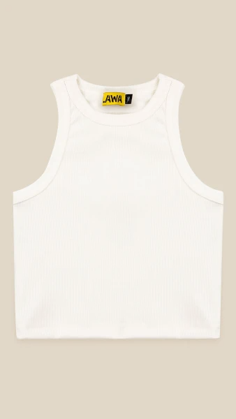 Майка однотонна для дівчинки LAWA GBC02347 158 см Молочний shop (2000999243257)