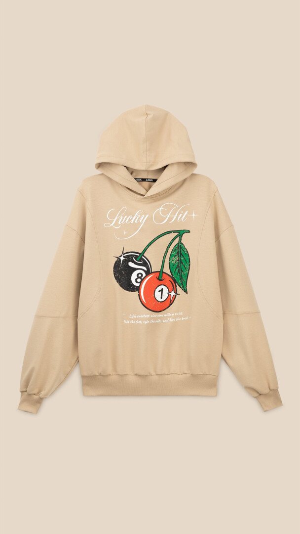 Худі з принтом чоловічий LAWA P-MB02354 3XL Бежевий shop (2888000016645)