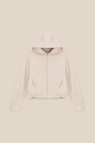 Толстовка однотонна для дівчинки LAWA K-GBC02301 122 см Бежевий shop (2000999164651)
