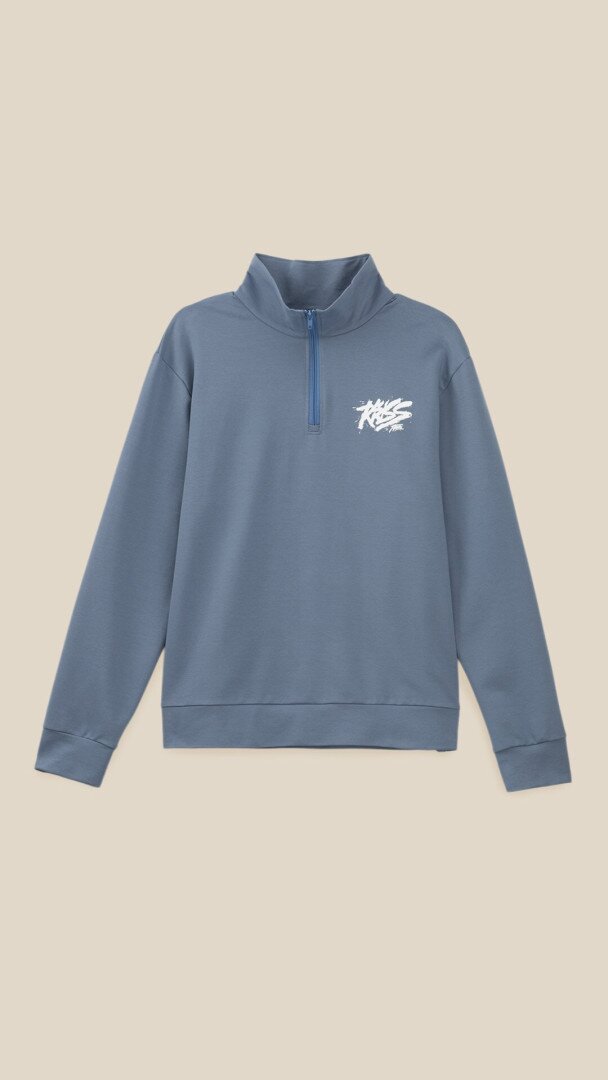 Світшот з принтом чоловічий LAWA P-MB02355 M Синій shop (2888000029416)