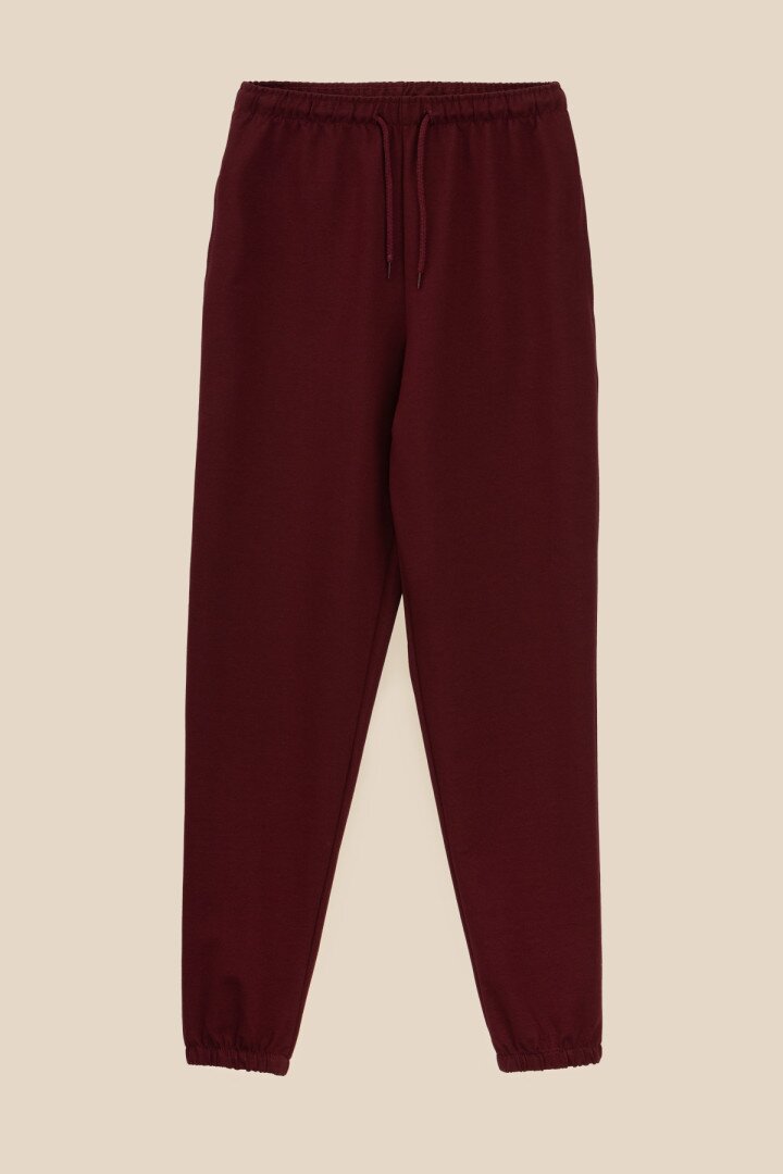 Спортивні штани джогери жіночі LAWA WBC02463 XS Бордовий shop (2000991061552)