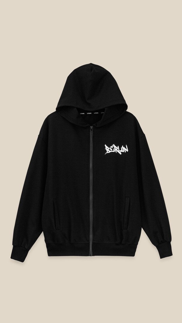 Толстовка з принтом чоловіча LAWA P-MT02309 XL Чорний shop (2888000028020)