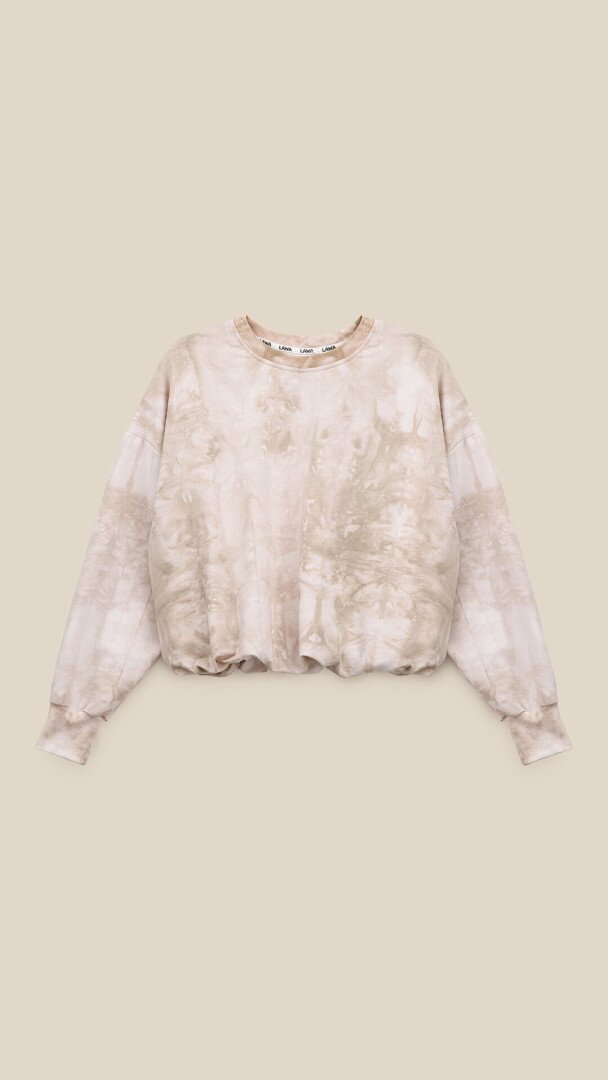 Cвітшот з візерунком жіночий LAWA WTC02446 XL Бежевий shop (2888000000491)