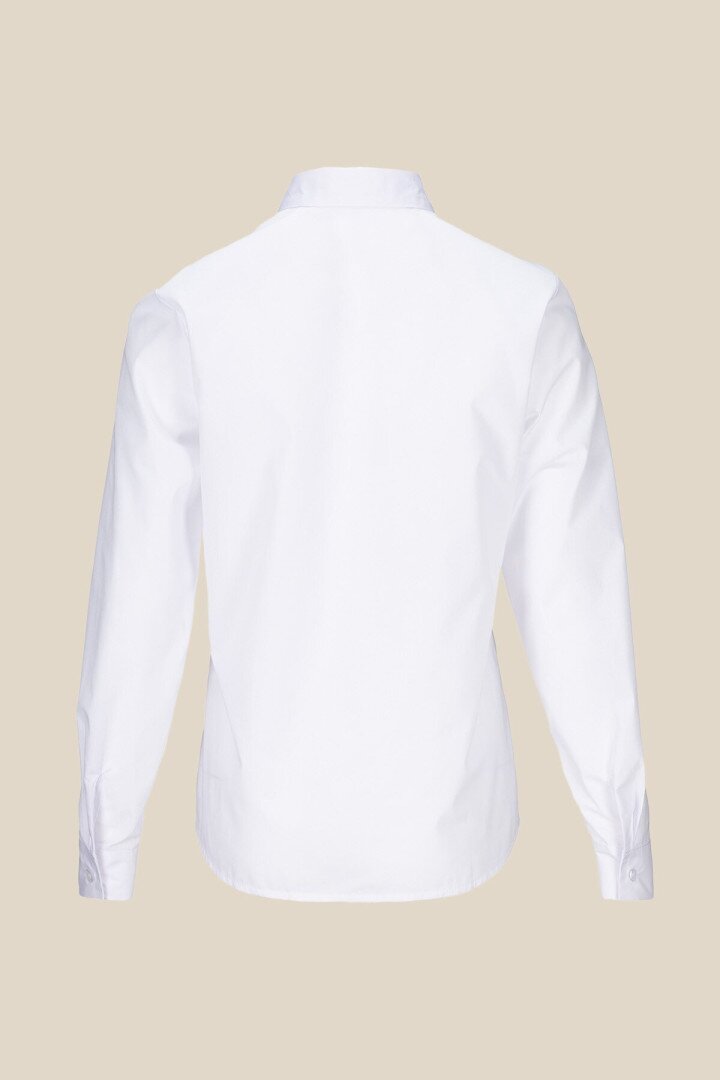 Сорочка однотонна жіноча LAWA WBC02323 2XL Білий shop (2000990256812)  Фото №6