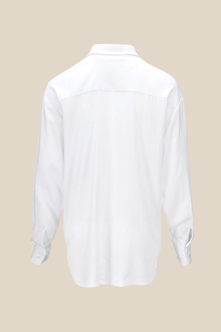 Блуза однотонна жіноча LAWA WBC02408 XL Білий shop (2000990665706)  Фото №7