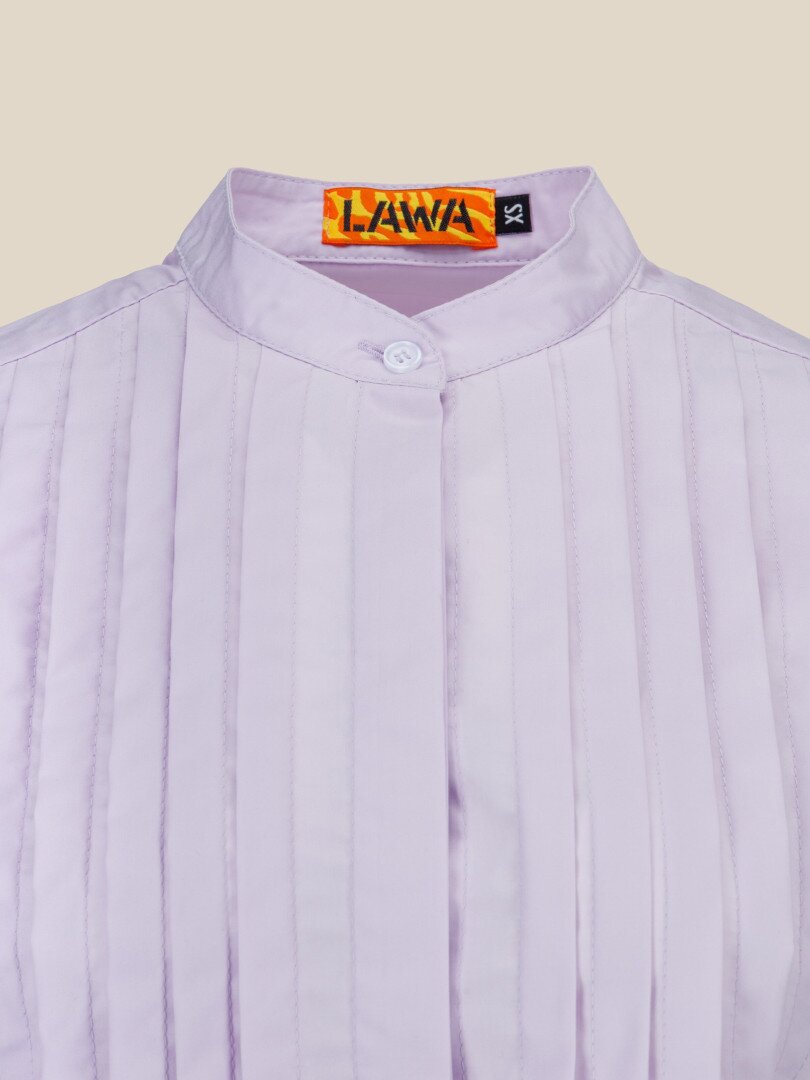 Блуза однотонна жіноча LAWA WTC02366 XS Ліловий shop (2000990574015)  Фото №5