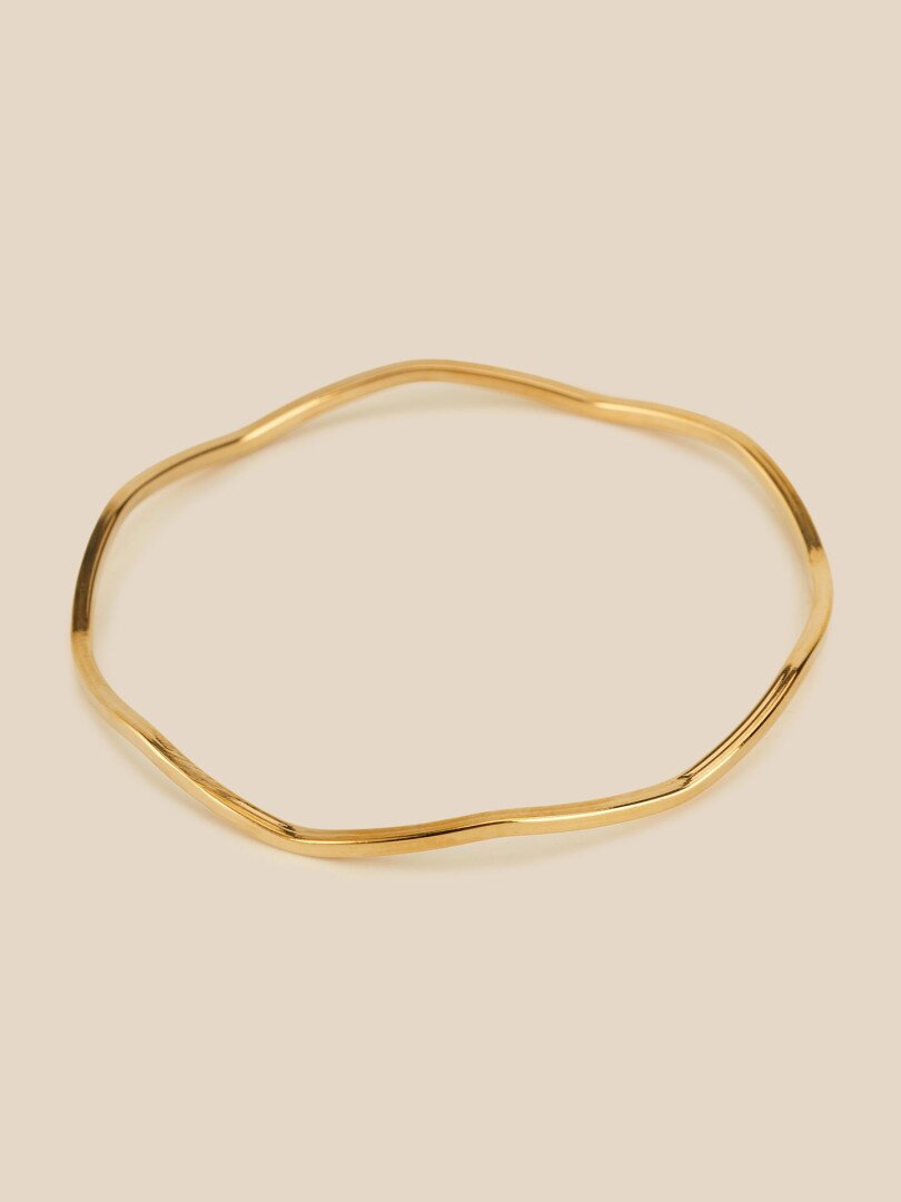 Браслет Sculptural metal жіночий LAWA WTJ02650 Золотий shop (2000999550348)