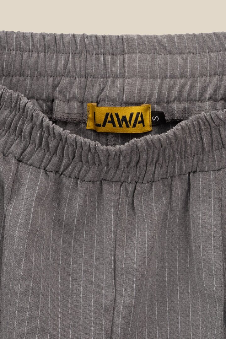 Штани прямі з візерунком жіночі LAWA WBC02447 S Сірий shop (2000990763440)  Фото №5