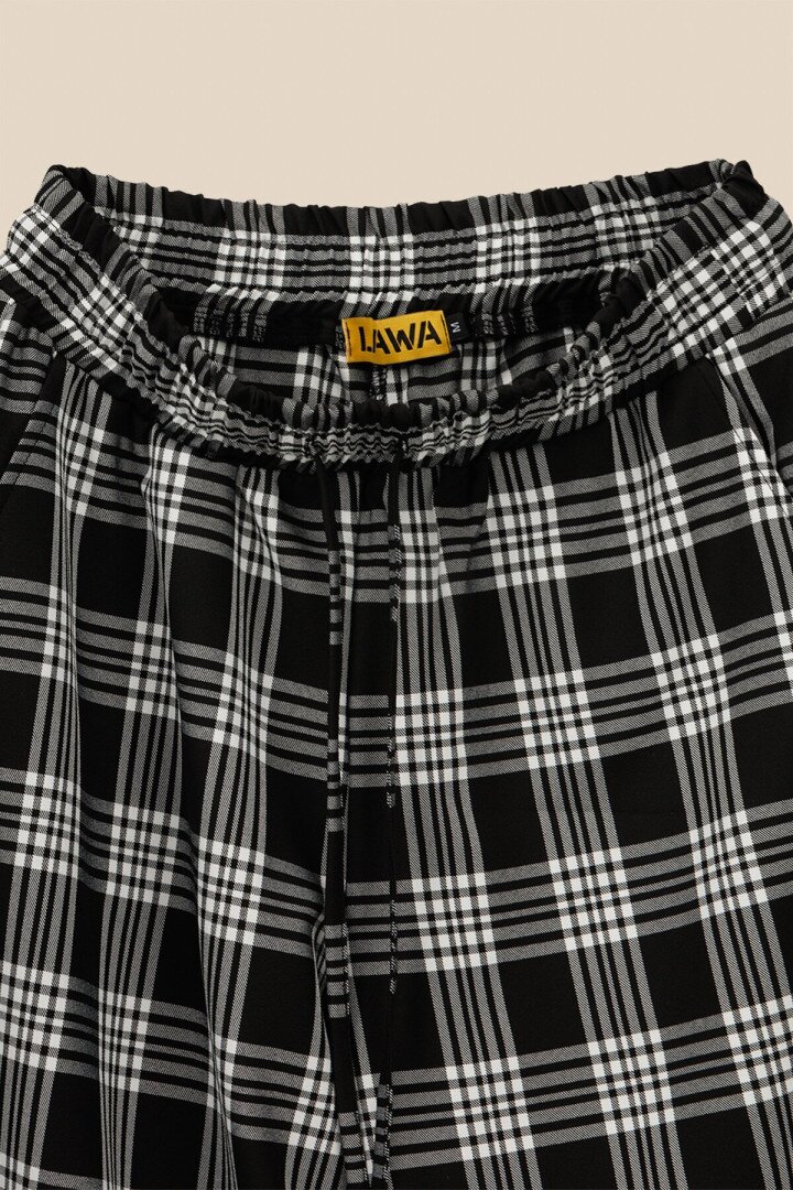 Штани з візерунком прямі чоловічі LAWA MTC02305 2XL Чорно-білий shop (2000990819109)  Фото №6