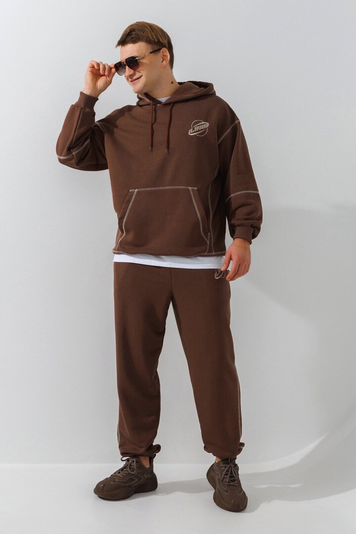 Спортивні штани чоловічі LAWA E-MB02303 S Мокко shop (2000991042698)