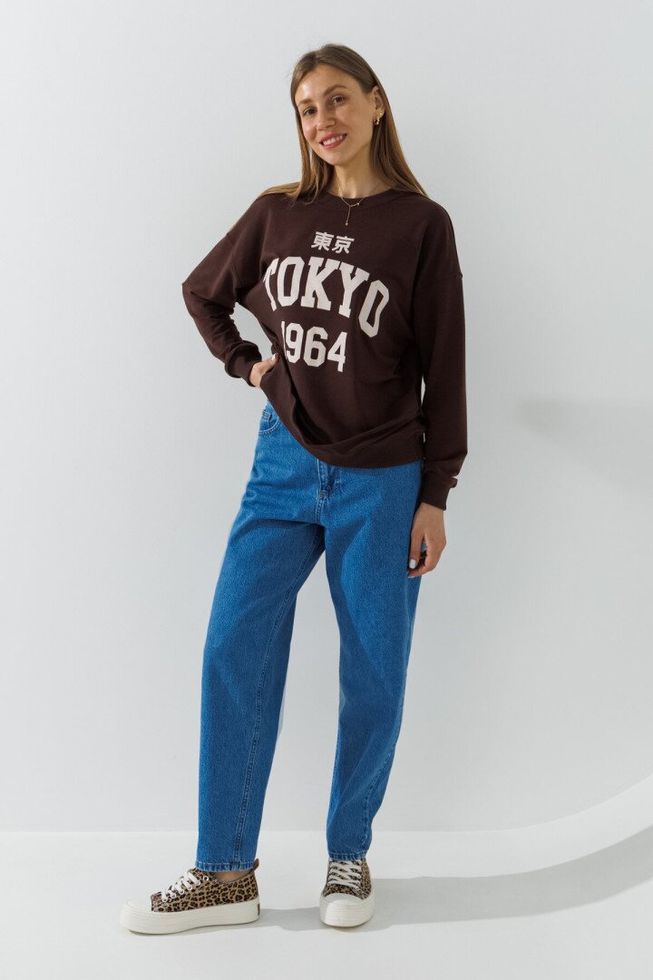 Джинси Mom Fit жіночі LAWA WBC02449 34 Блакитний shop (2000991030237)