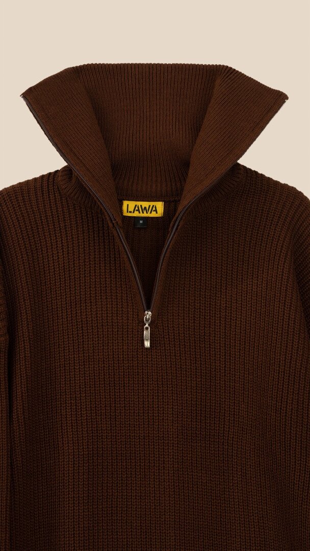 Джемпер однотонний жіночий LAWA WTC02455 S Шоколадний shop (2888000019677)  Фото №0