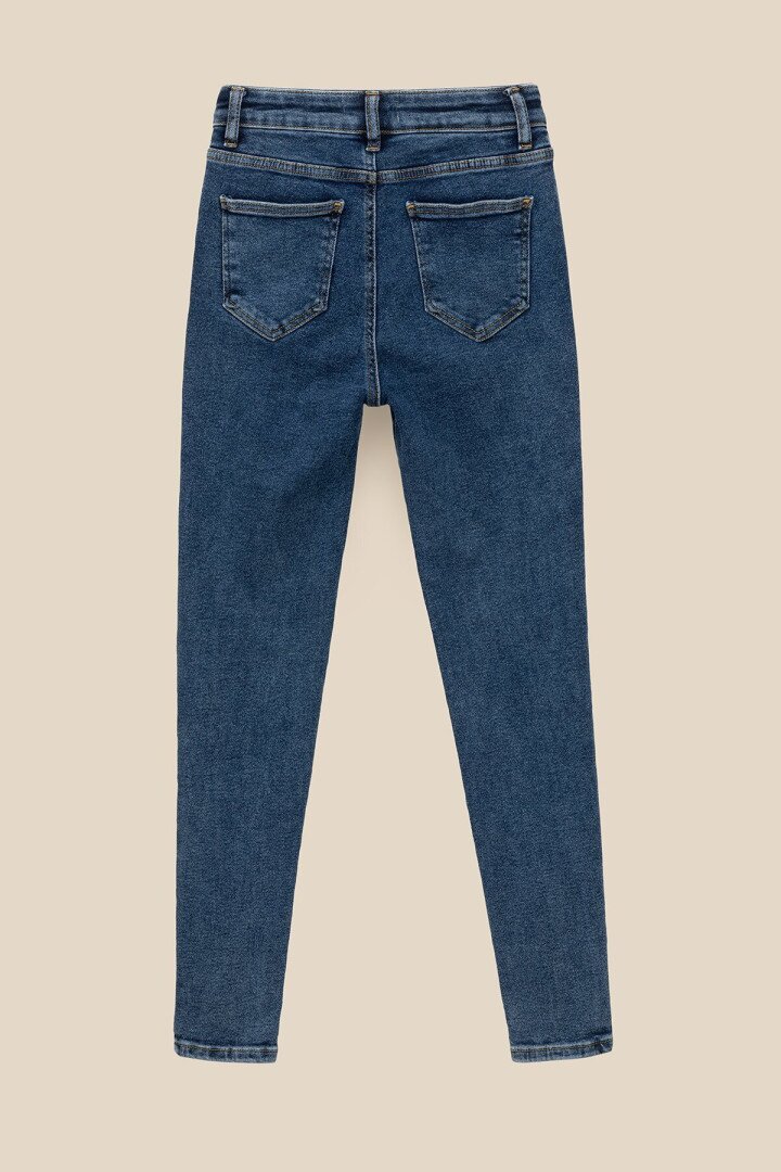 Джинси Slim Fit жіночі LAWA WBC02413 34 Синій shop (2000990750853)  Фото №7
