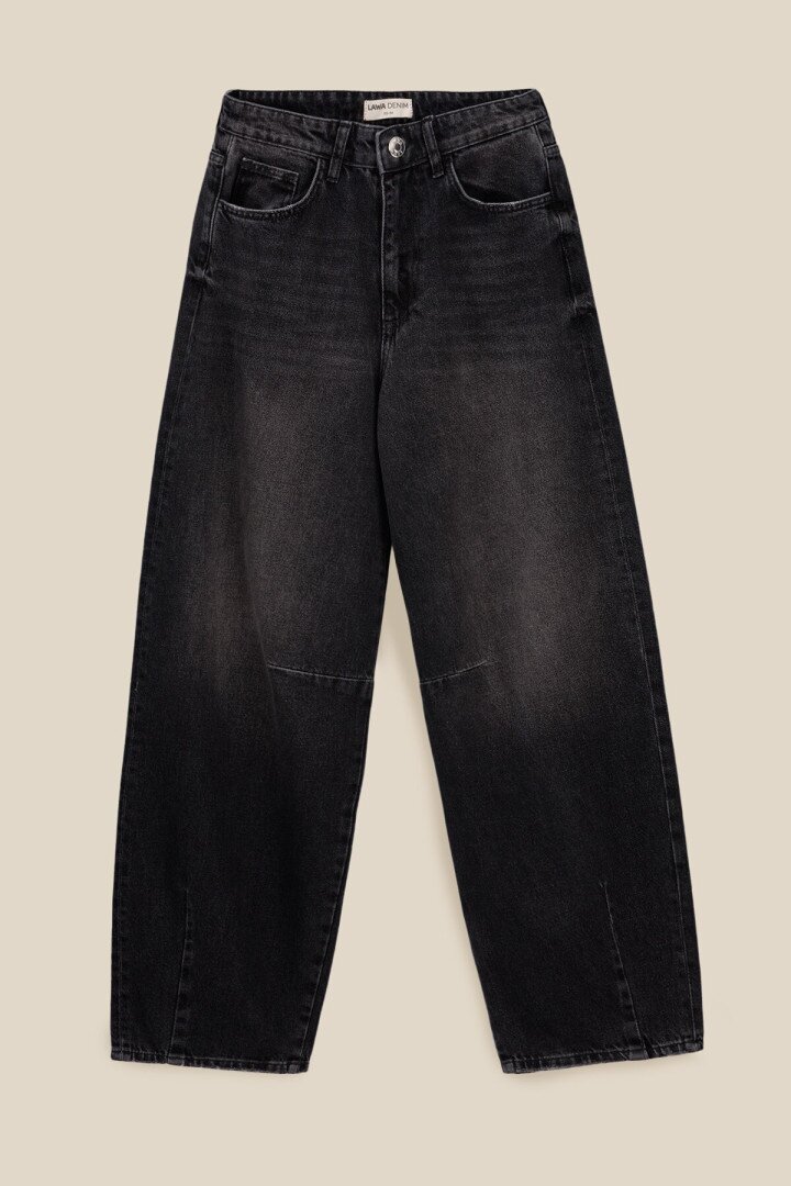 Джинси Baggy жіночі LAWA WTC02395 36 Графітовий shop (2000990765604)  Фото №3
