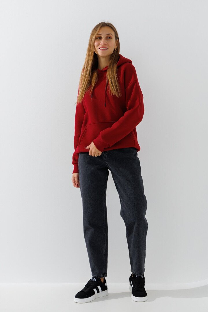 Джинси Mom Fit жіночі LAWA WBC02449 34 Графітовий shop (2000990827975)  Фото №0