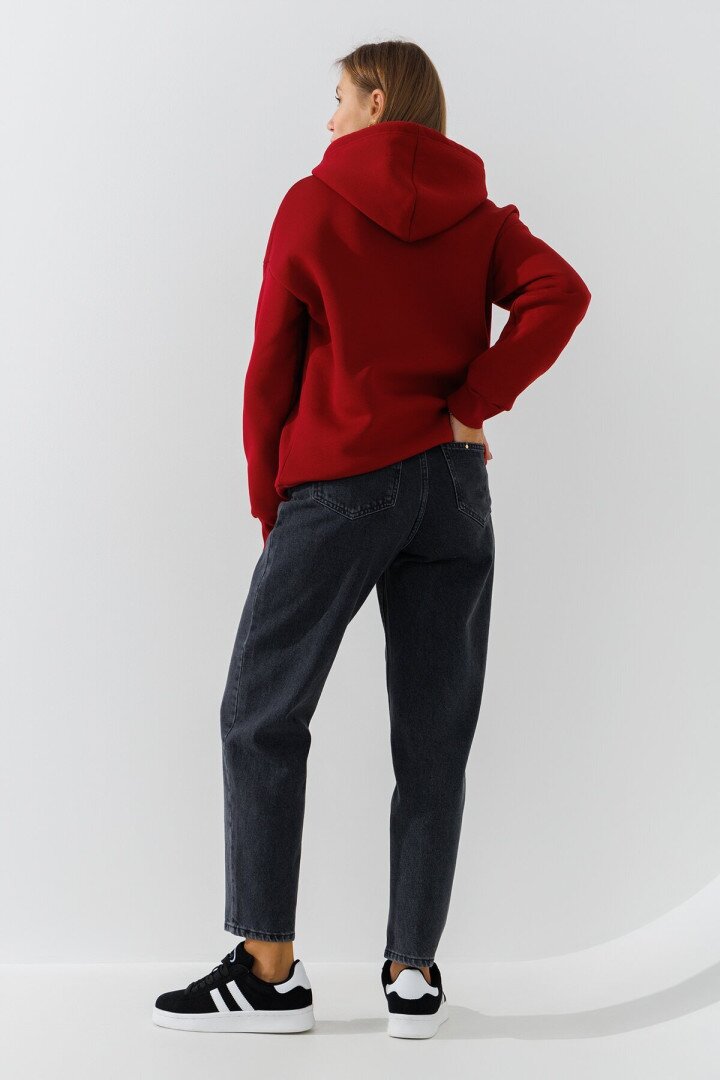 Джинси Mom Fit жіночі LAWA WBC02449 34 Графітовий shop (2000990827975)  Фото №1