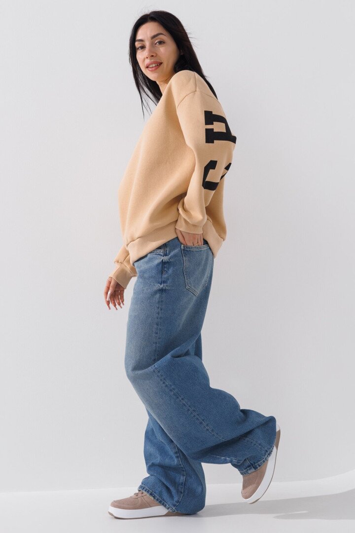 Джинси Baggy жіночі  LAWA WTC02395 36 Синій shop (2000990744630)  Фото №1