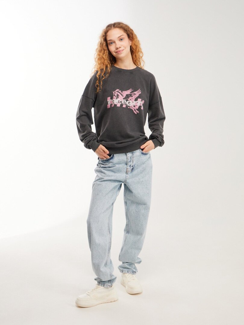Джинси MOM жіночі  LAWA WBC02449 34 Блакитний shop (2000999617690)  Фото №0