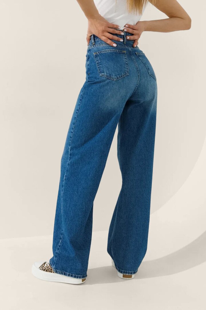 Джинси палаццо жіночі LAWA WBC02462 34 Синій shop (2000991030510)  Фото №2