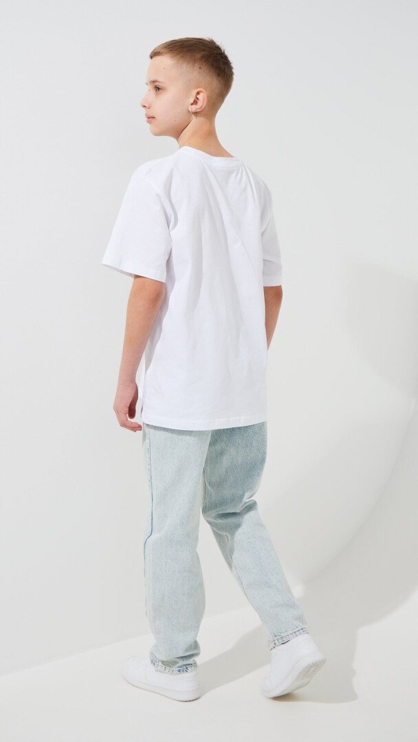Джинси Regular для хлопчика LAWA BBC02401 140 см Блакитний shop (2000999483479)  Фото №3