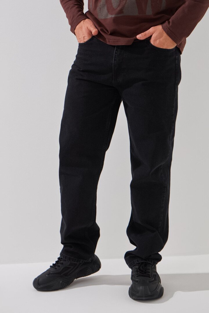 Джинси Regular fit чоловічі LAWA MBC02363 30 Чорний shop (2000999141515)