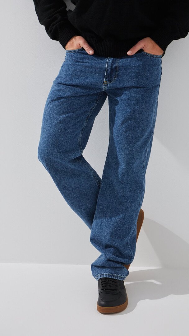 Джинси Regular fit чоловічі LAWA MBC02363 30 Темно-синій shop (2888000023292)