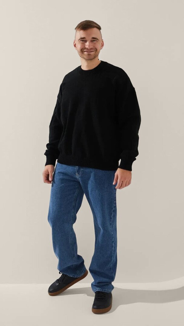 Джинси Regular fit чоловічі LAWA MBC02363 34 Темно-синій shop (2888000023339)  Фото №0