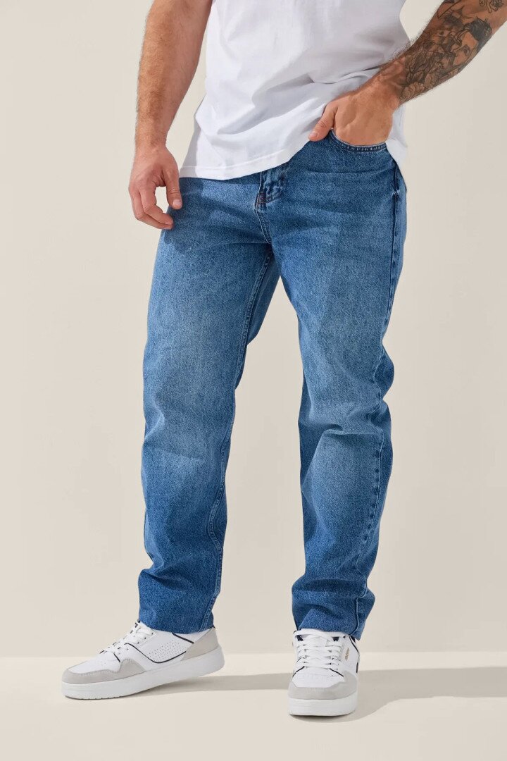 Джинси Slim Fit чоловічі LAWA MBC02364 33 Блакитний shop (2000999137303)