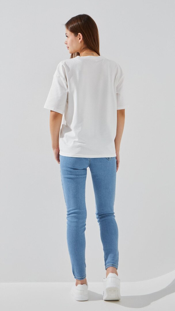 Джинси Slim Fit жіночі LAWA WBC02413 34 Світло-синій shop (2000999394256)  Фото №3