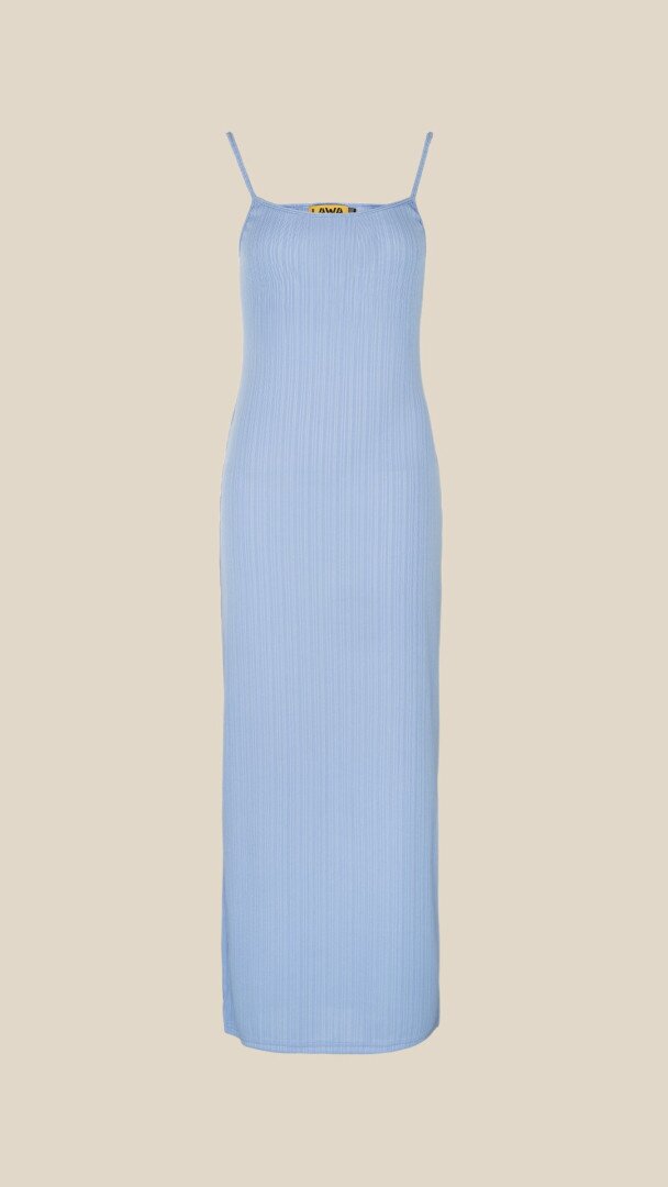 Сарафан однотонний жіночий LAWA WBC02471 S Блакитний shop (2000999218255)