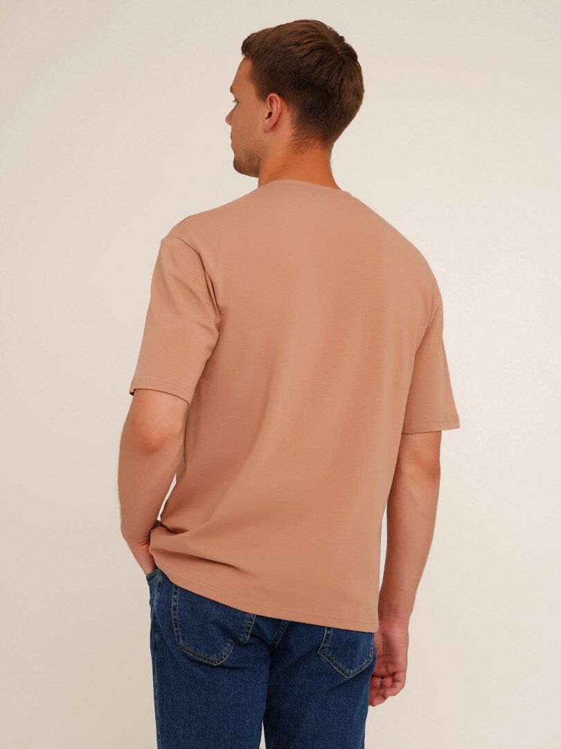 Футболка однотонна чоловіча LAWA MBC02301 2XL Бежевий shop (2000990427144)  Фото №0